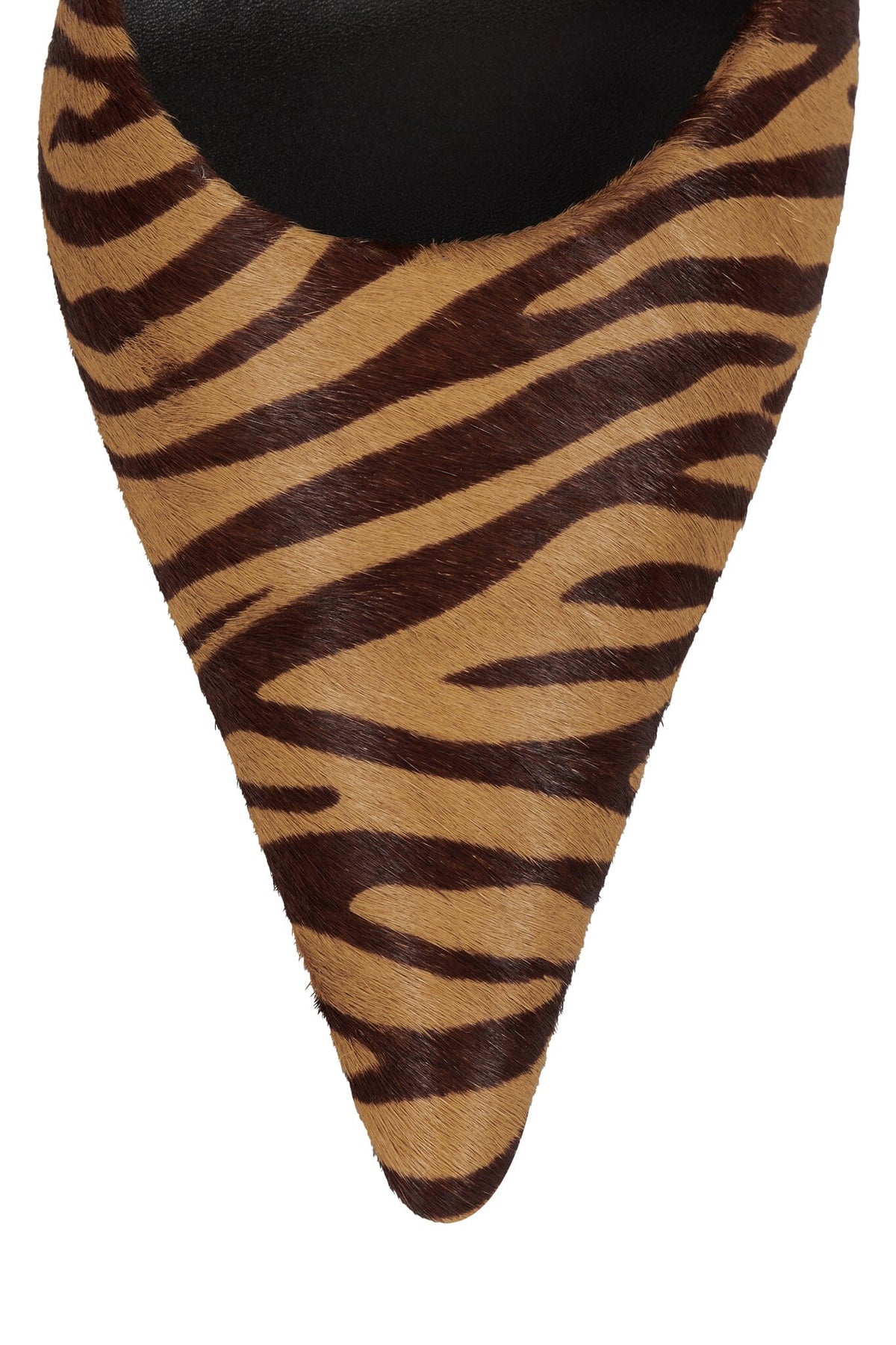 ROBYN-F2 Heeled Mule Beige Zebra