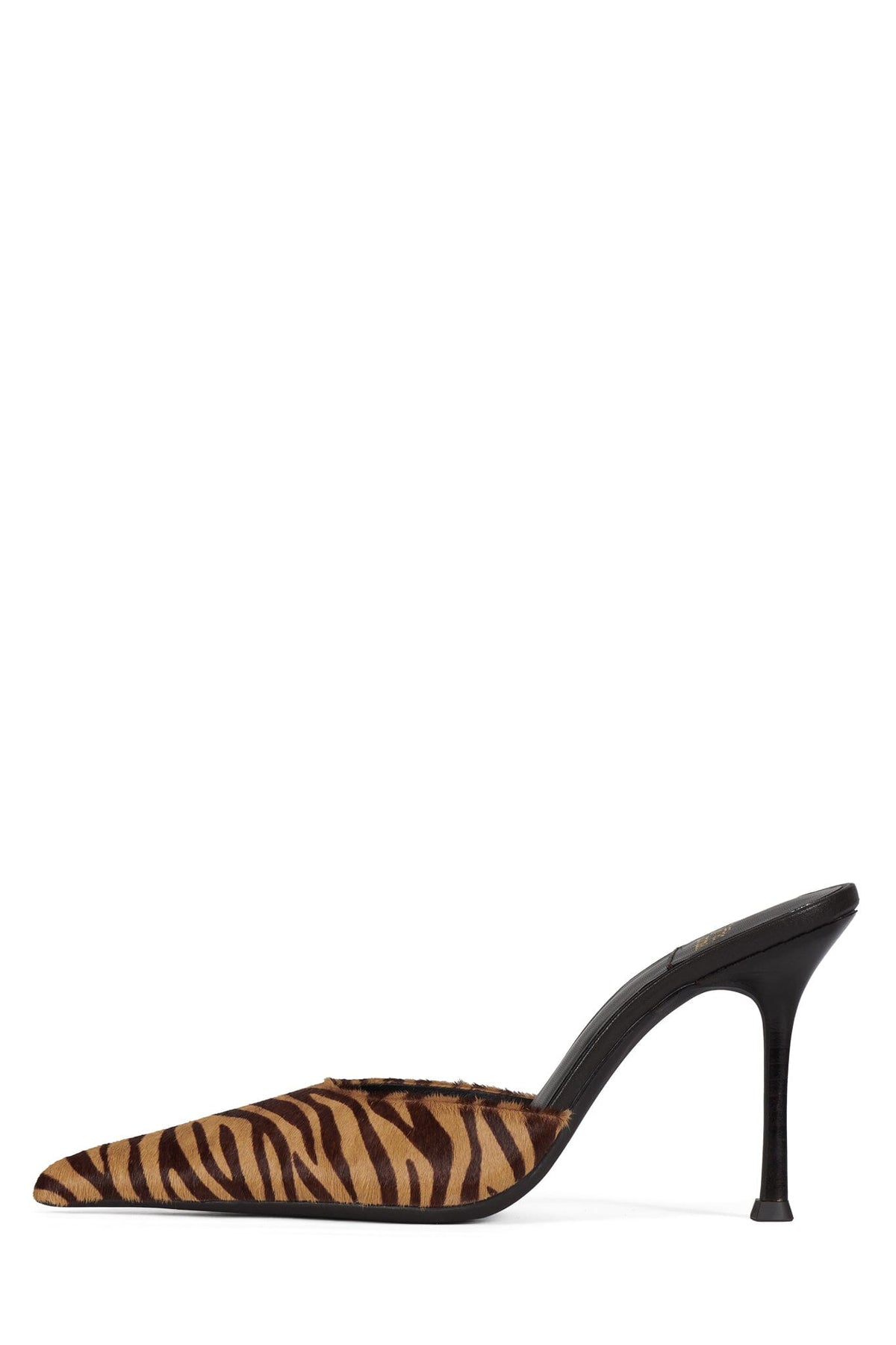 ROBYN-F2 Heeled Mule Beige Zebra