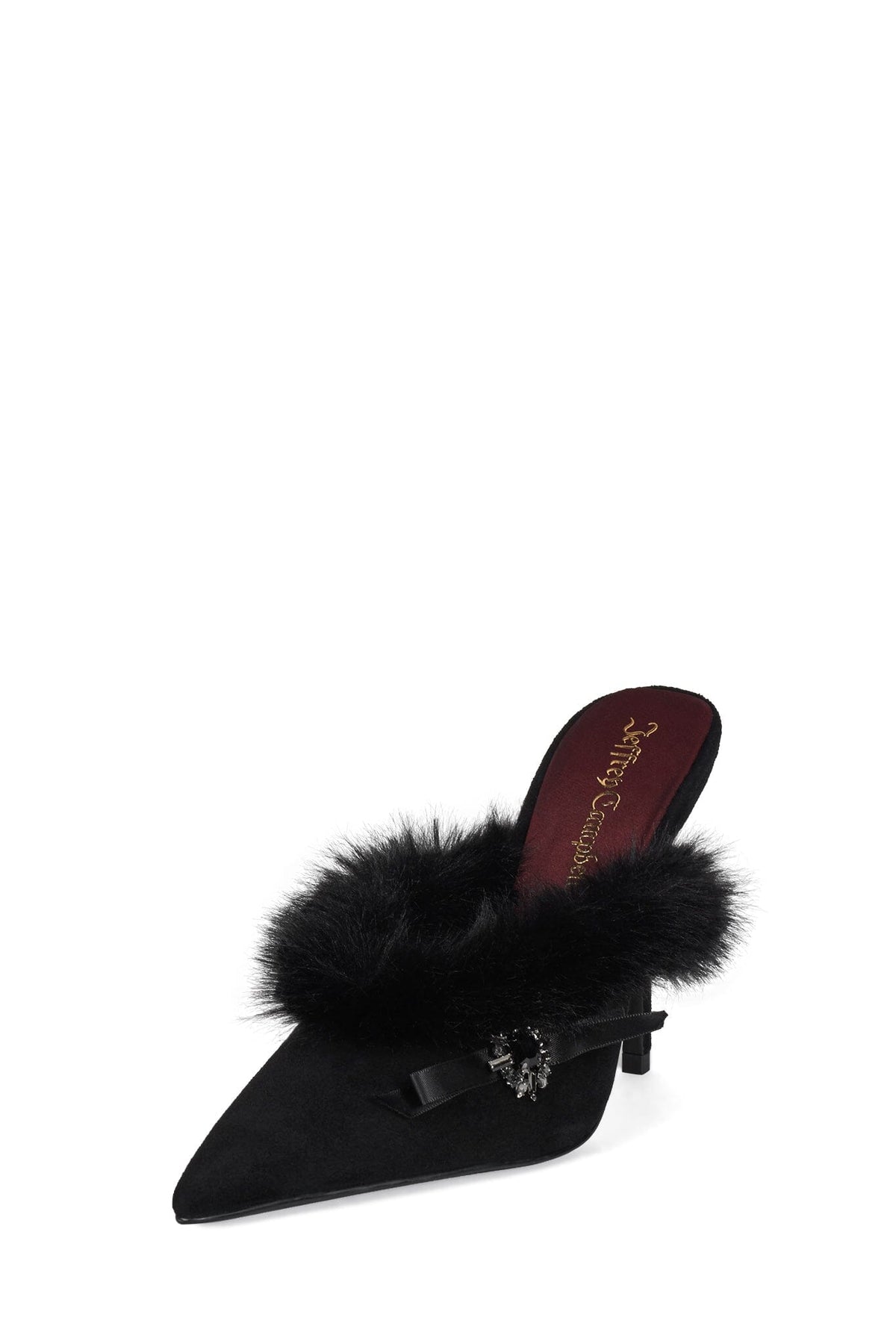 ROCOCO-HI Jeffrey Campbell Heeled Mule Black Suede Combo
_hover