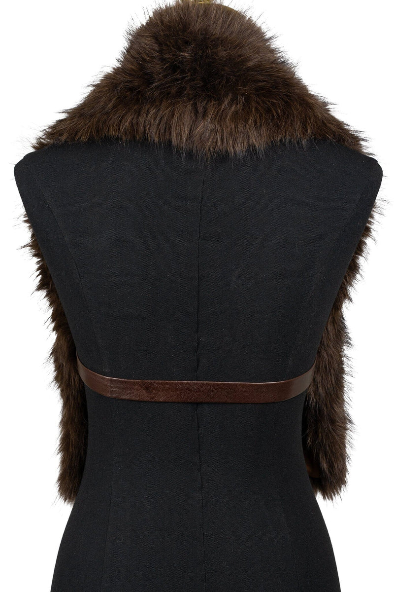 ROMANOV-F TOP Jeffrey Campbell Faux-Fur Top Brown Main
_hover