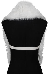 ROMANOV-F TOP Jeffrey Campbell Faux-Fur Top White
_hover