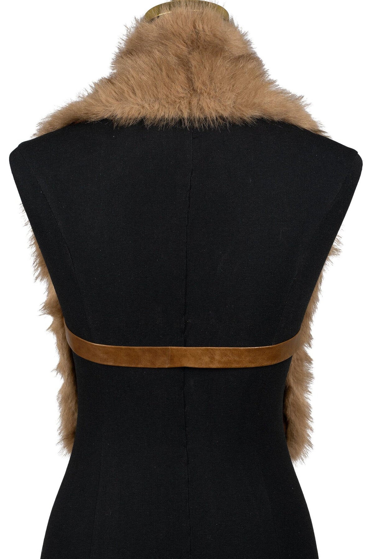 ROMANOV-F TOP Jeffrey Campbell Faux-Fur Top Light Brown