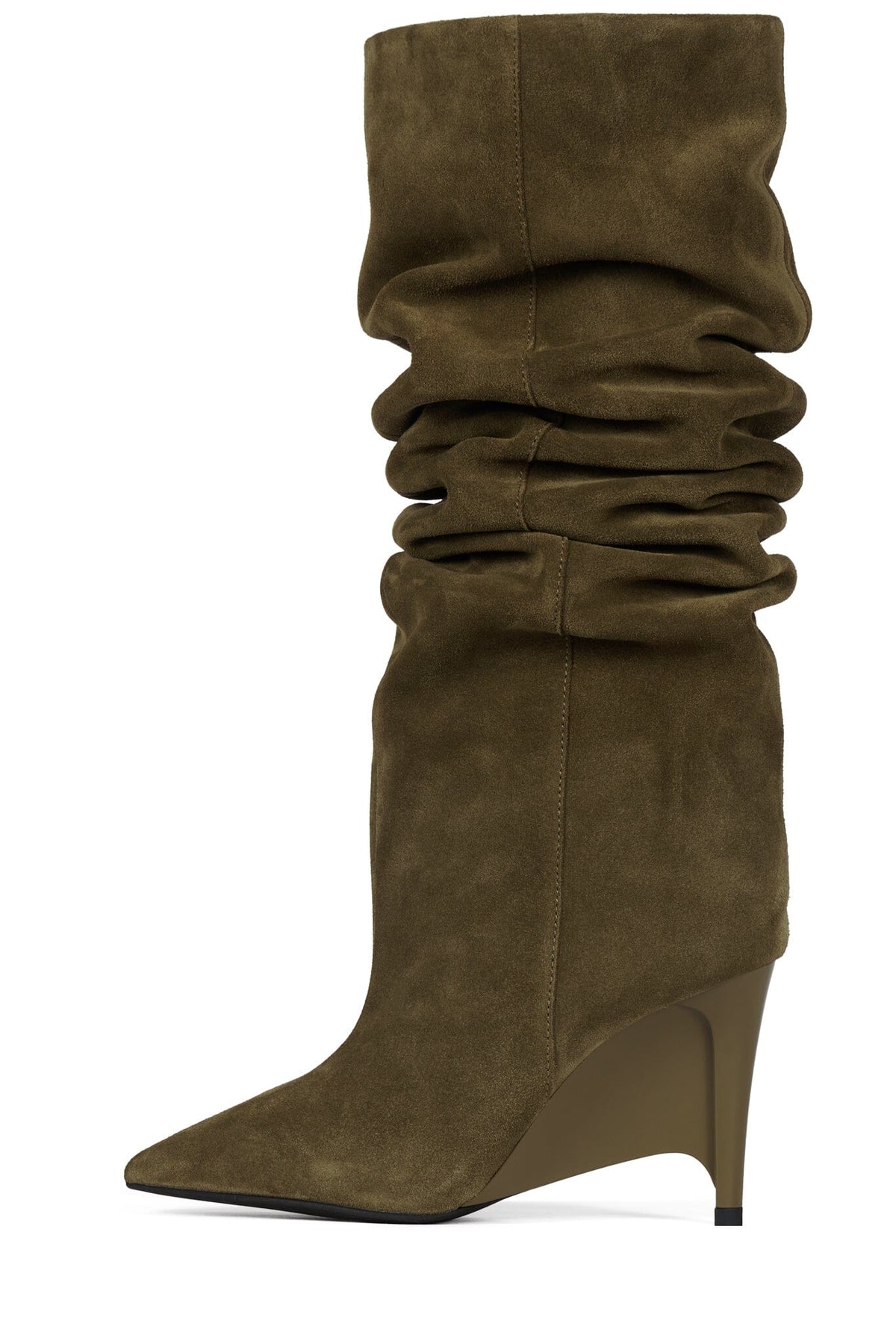SELWYN Khaki Suede