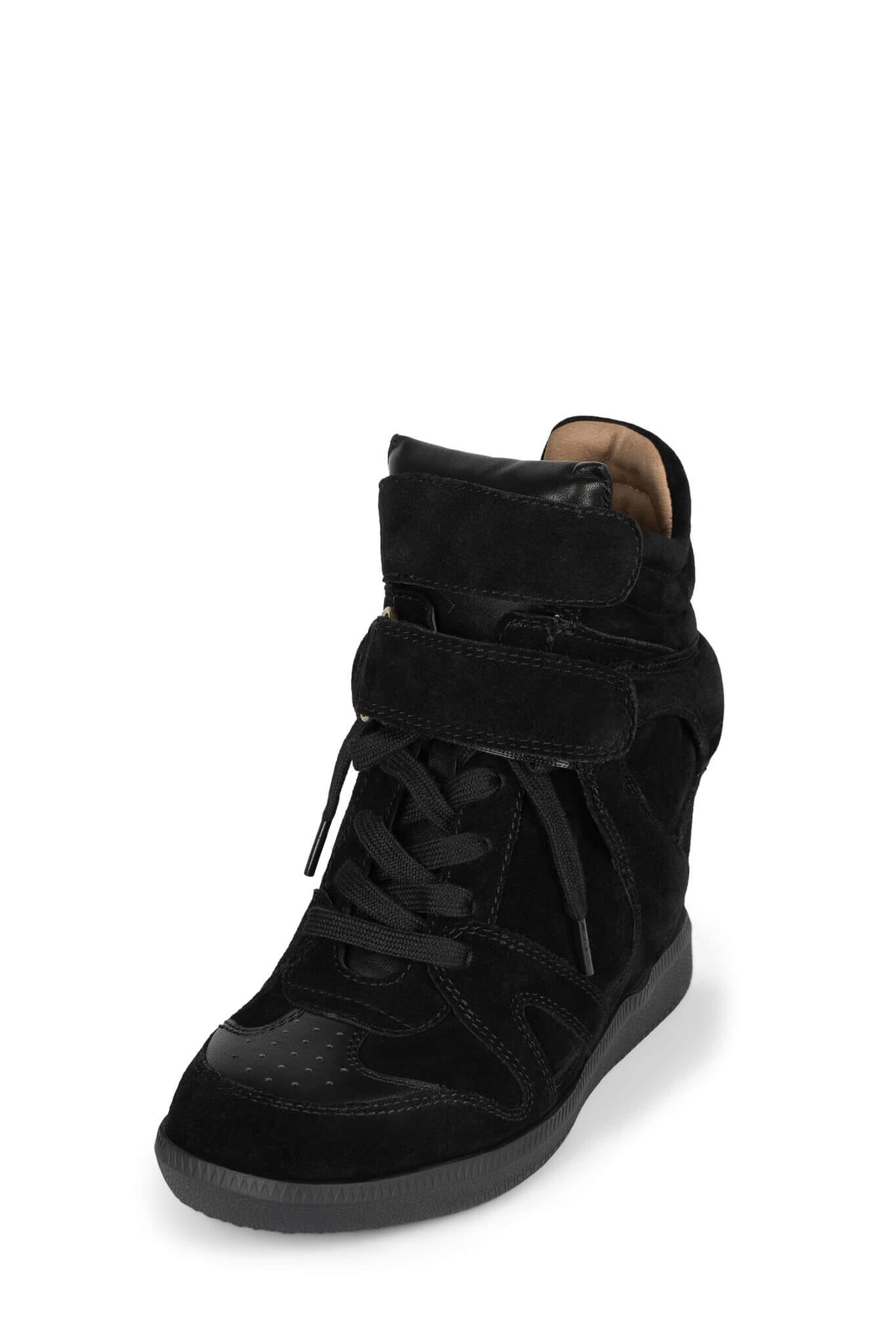 SERVED Jeffrey Campbell High-Top Sneaker Black Suede
_hover