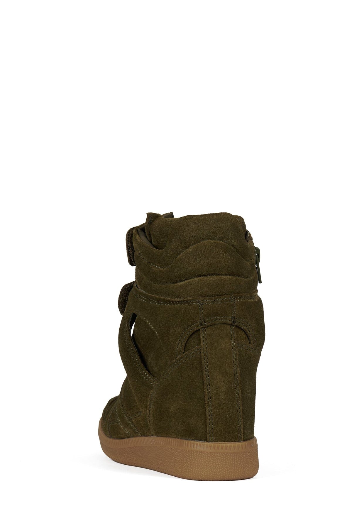 SERVED Jeffrey Campbell High-Top Sneaker Olive Suede
