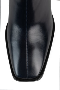 SHERPAL-2 Jeffrey Campbell Heeled Boot Navy Shiny