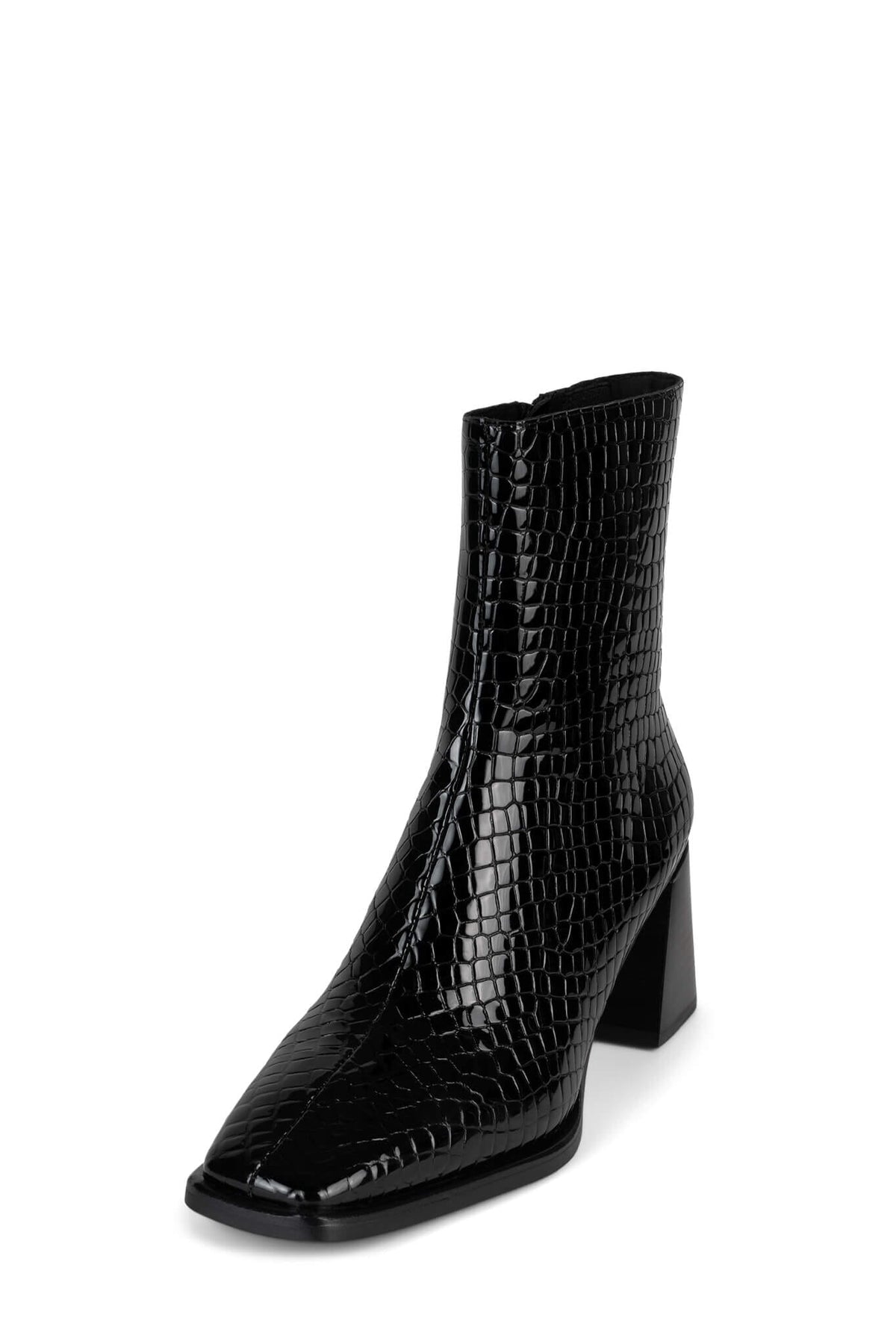 SHERPAL-2 Jeffrey Campbell Heeled Boot Black Croco Patent
_hover