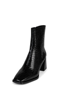 SHERPAL-2 Jeffrey Campbell Heeled Boot Black Croco Patent
_hover