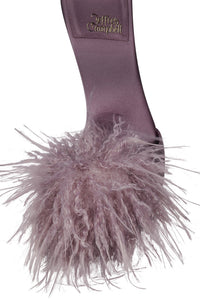 SHOPAHOLIC Jeffrey Campbell Heeled Mule Lilac Satin Combo
