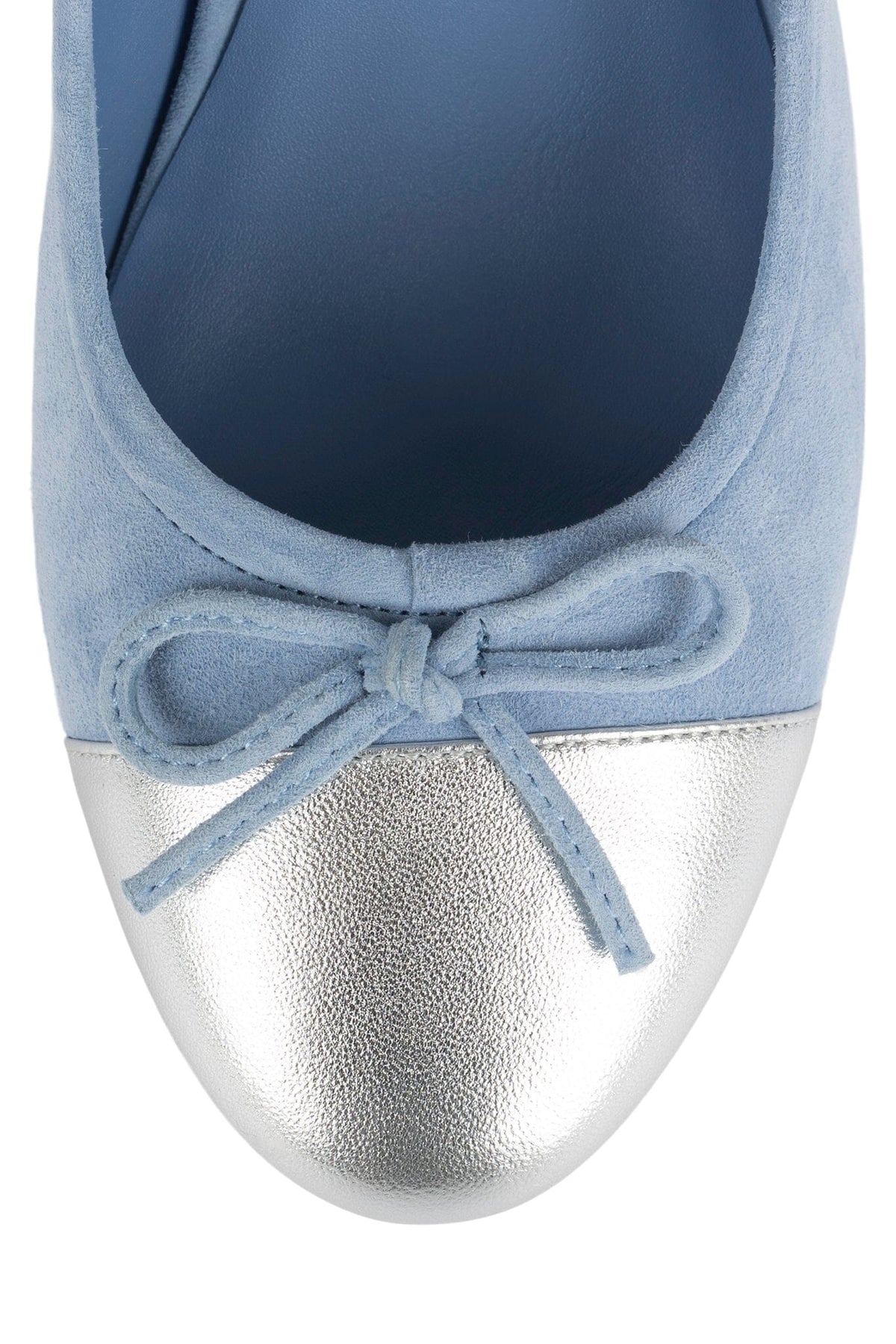 SHOPPING Blue Suede Silver