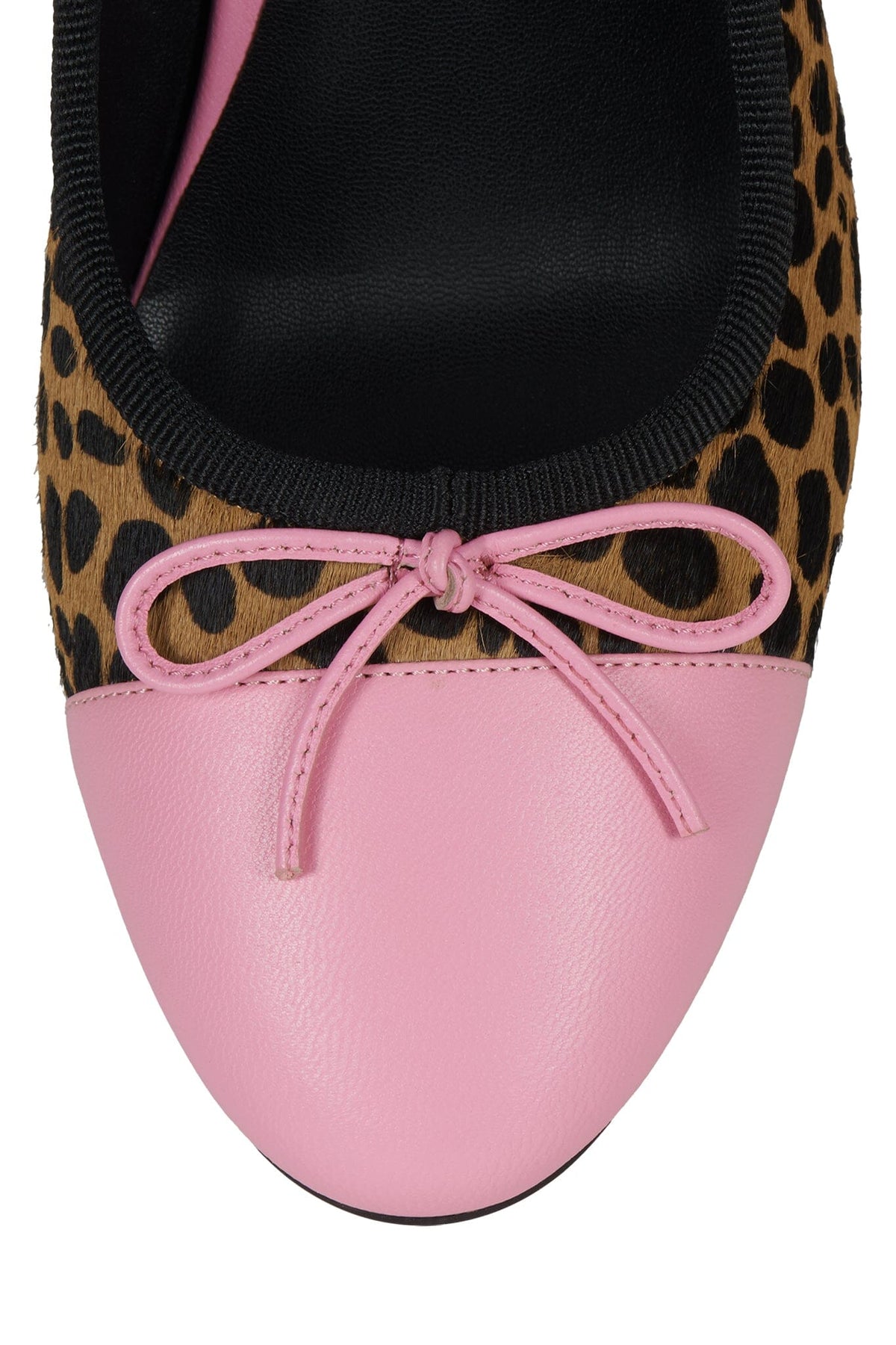 SHOPPING-F Beige Black Spot Pink