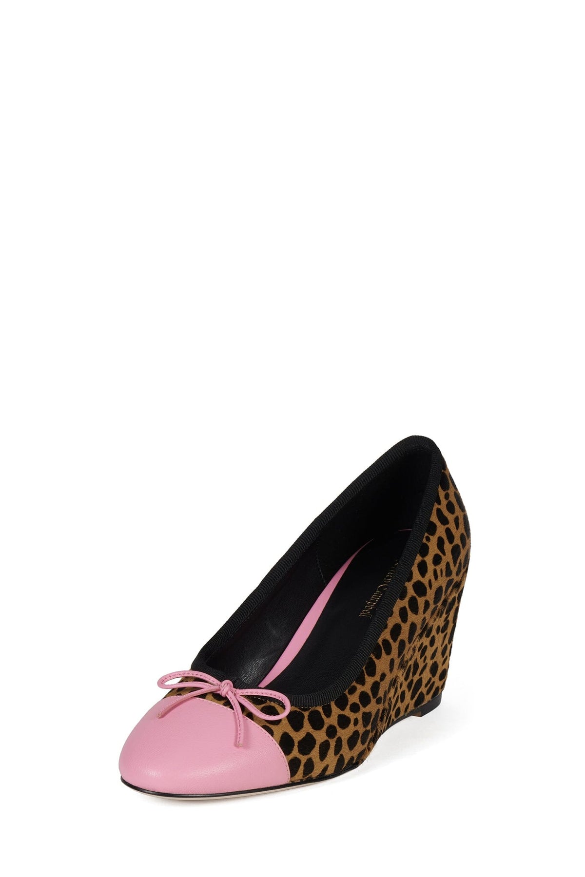 SHOPPING-F Beige Black Spot Pink _hover