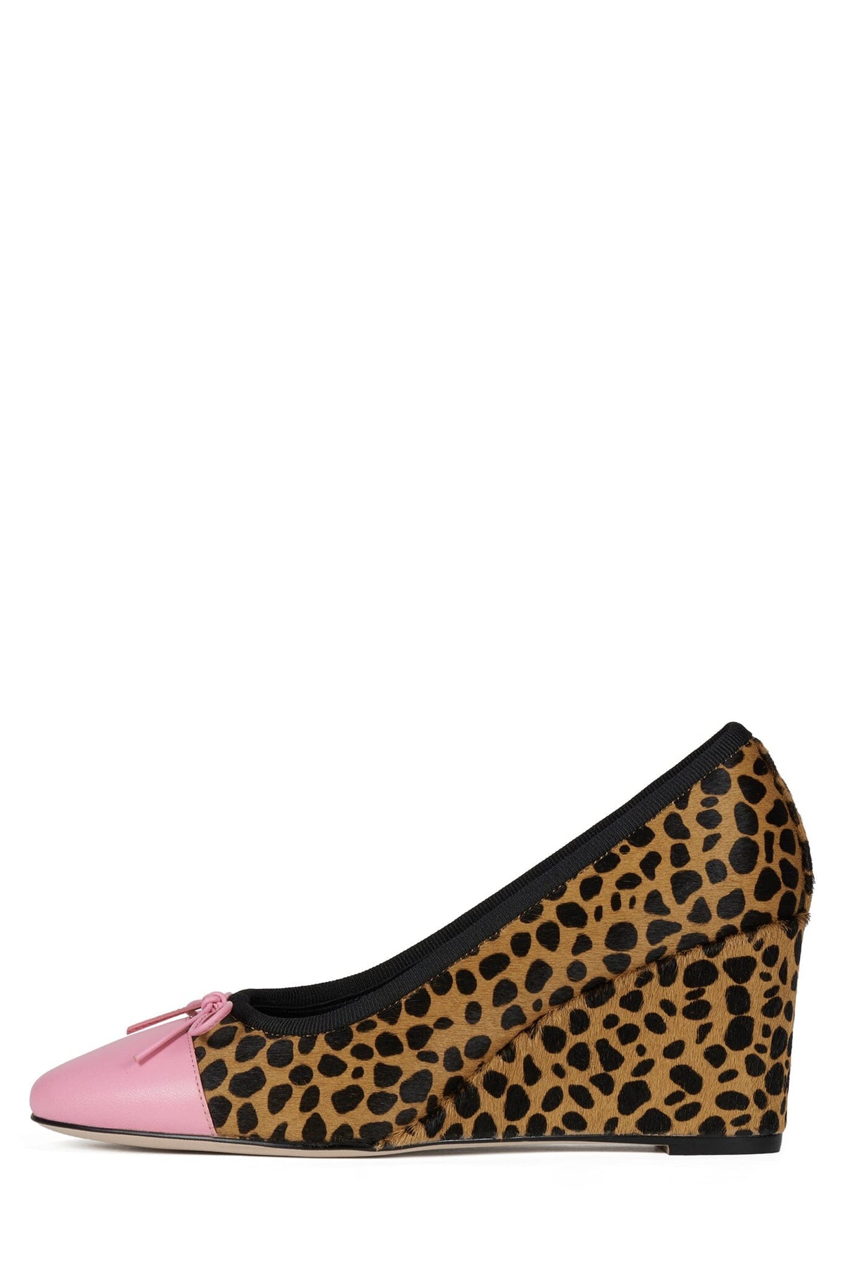 SHOPPING-F Beige Black Spot Pink