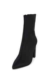 SIREN-24 Jeffrey Campbell Heeled Boot Black Neoprene _hover