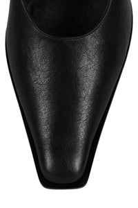 SLEUTH Jeffrey Campbell Heeled Mule Black
