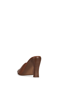 SLEUTH Jeffrey Campbell Heeled Mule Rust 