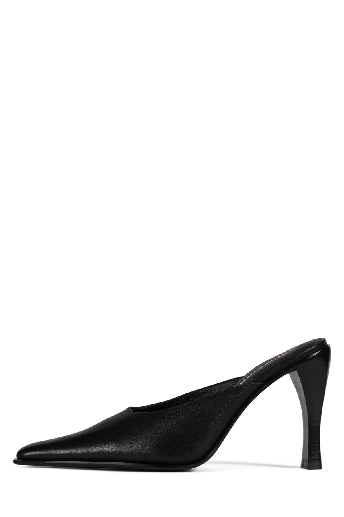 SLEUTH Jeffrey Campbell Heeled Mule Black