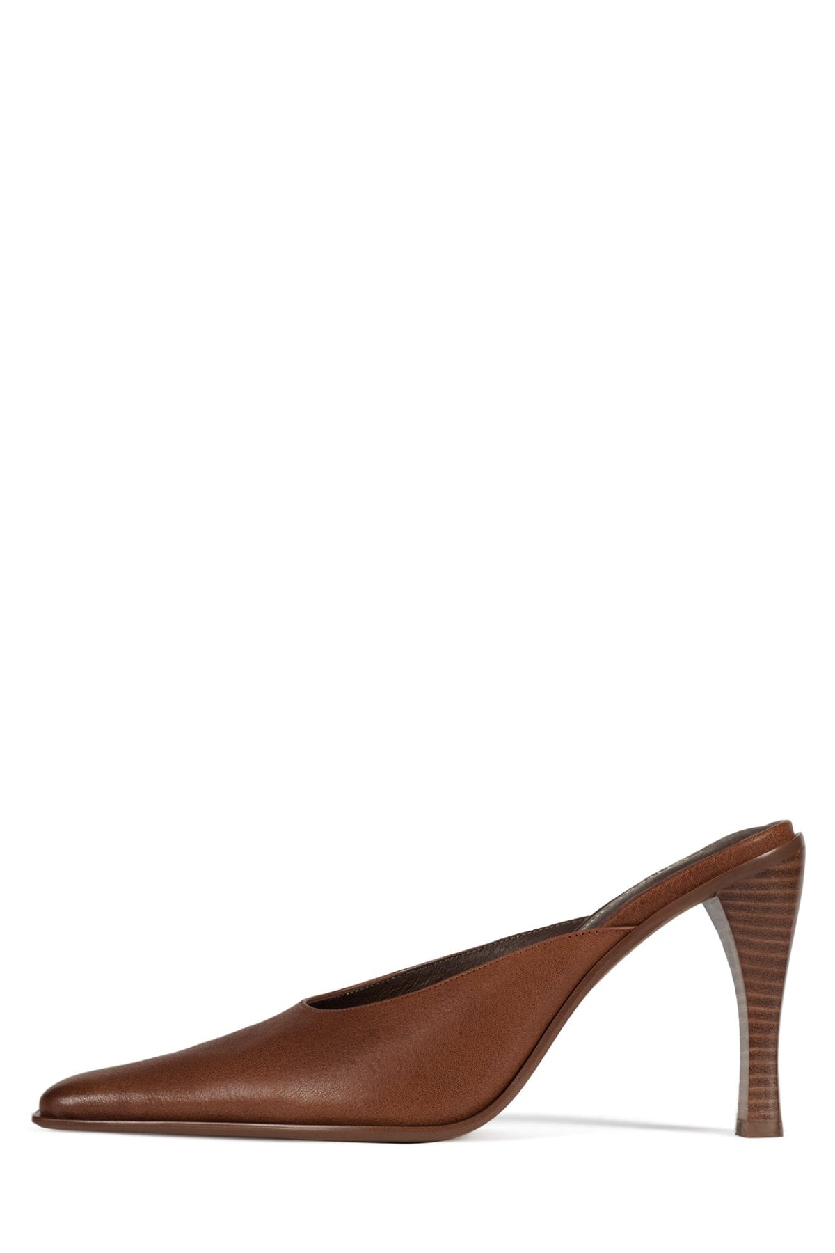 SLEUTH Jeffrey Campbell Heeled Mule Rust 