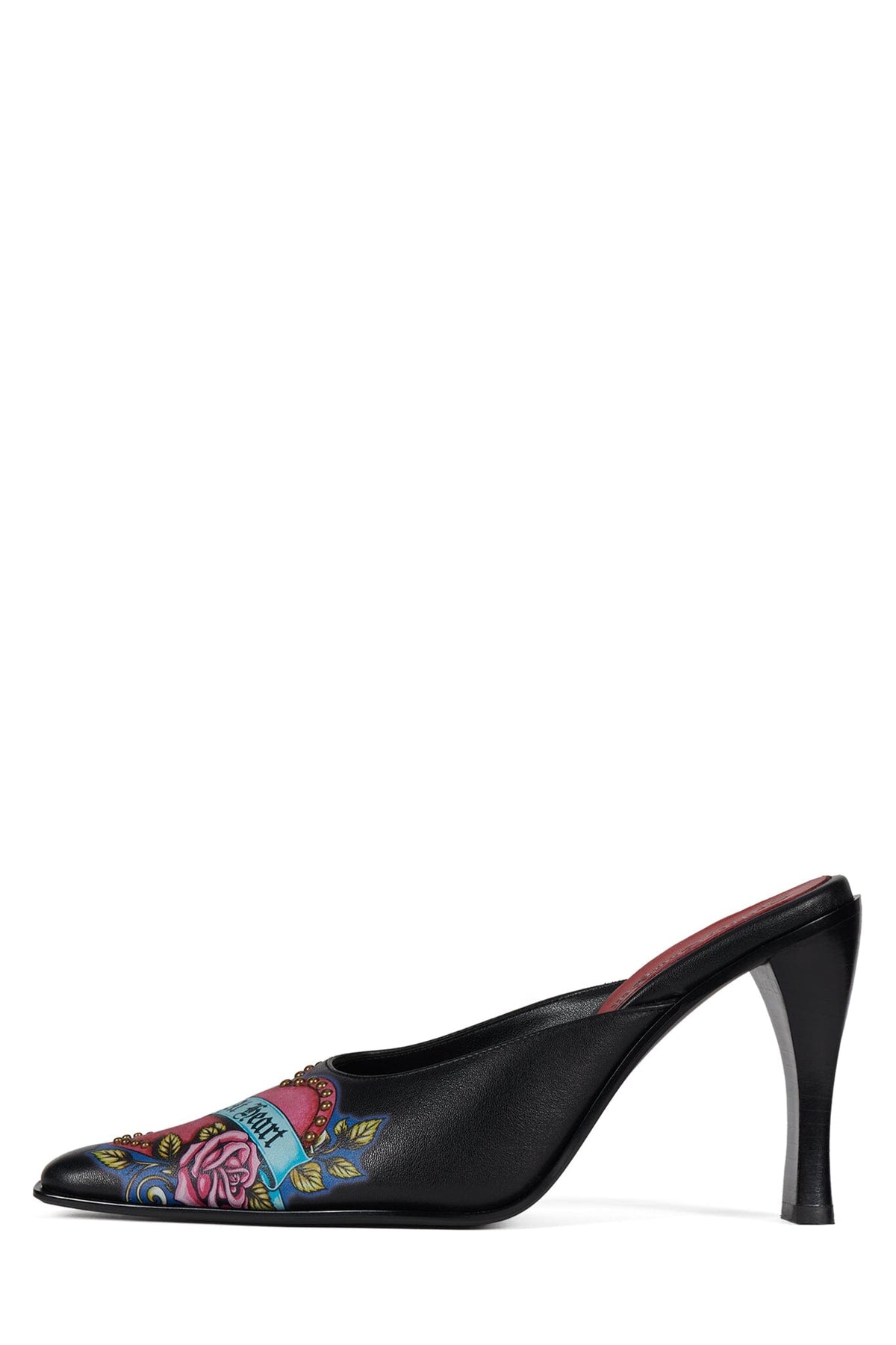 SLEUTH Heeled Mule Black Wild Combo