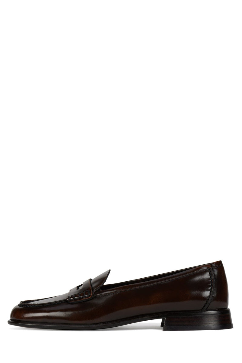 SMARTY Jeffrey Campbell Loafer Brown Box Ruboff