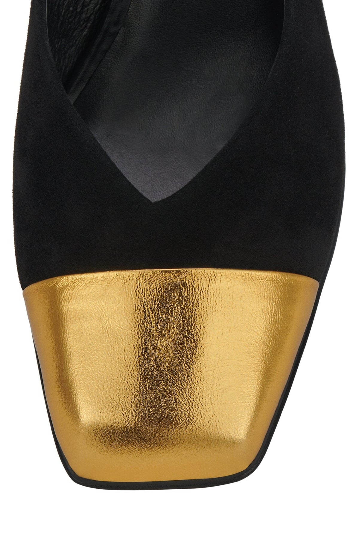 SOUND Jeffrey Campbell Heeled Sandal Black Gold Combo  