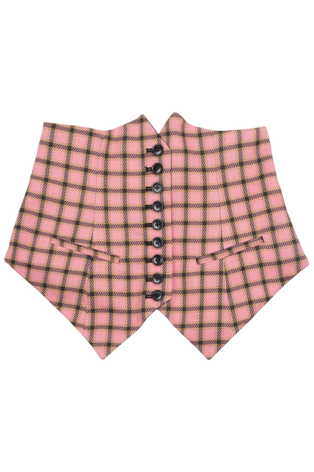 SPEAK-EASY SET Jeffrey Campbell Corset Pink Tweed 3