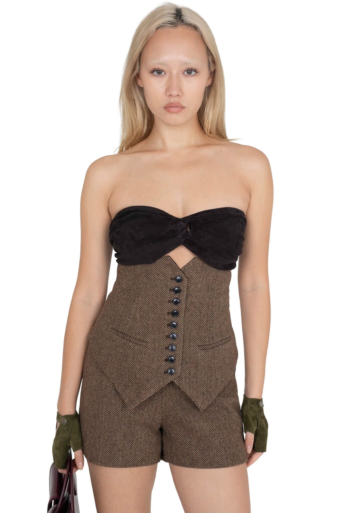 SPEAK-EASY SET Set YYH brown multi tweed_hover