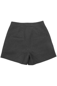 SPEAK-EASY SET Jeffrey Campbell Corset Dark Grey Pinstripe 