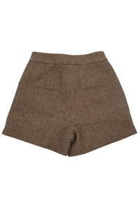 SPEAK-EASY Jeffrey Campbell Corset Brown Multi Tweed