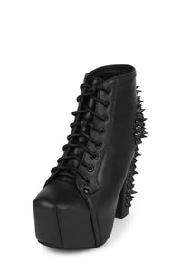 SPIKE Jeffrey Campbell Platform Bootie Black Black
_hover