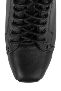 SPIKE Jeffrey Campbell Platform Bootie Black Black