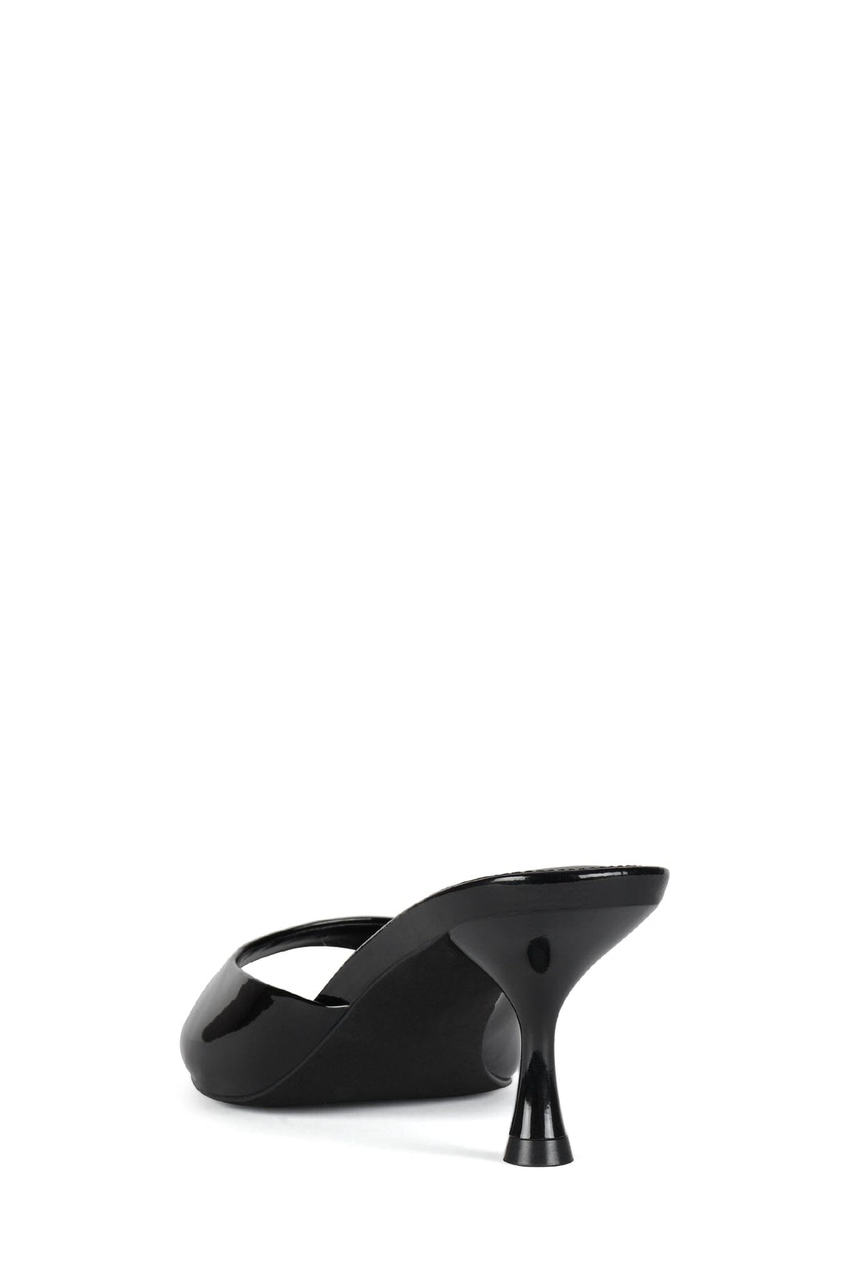 SPY-KID Jeffrey Campbell Kitten Heeled Sandal Black Patent