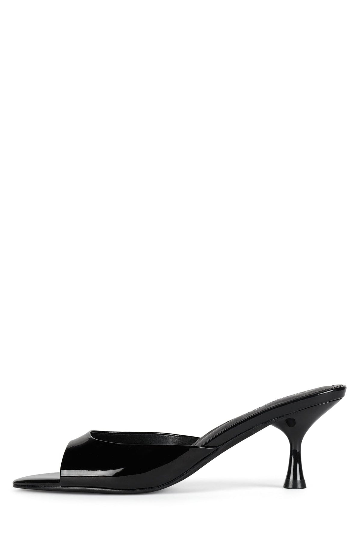 SPY-KID Jeffrey Campbell Kitten Heeled Sandal Black Patent 