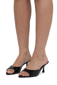 SPY-KID Jeffrey Campbell Kitten Heeled Sandal Black Patent
_hover