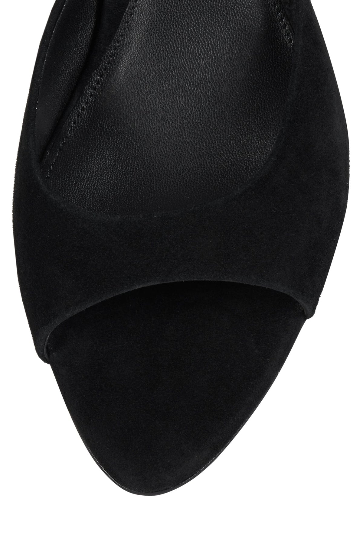 SPY-KID Jeffrey Campbell Kitten Heeled Sandal Black Suede