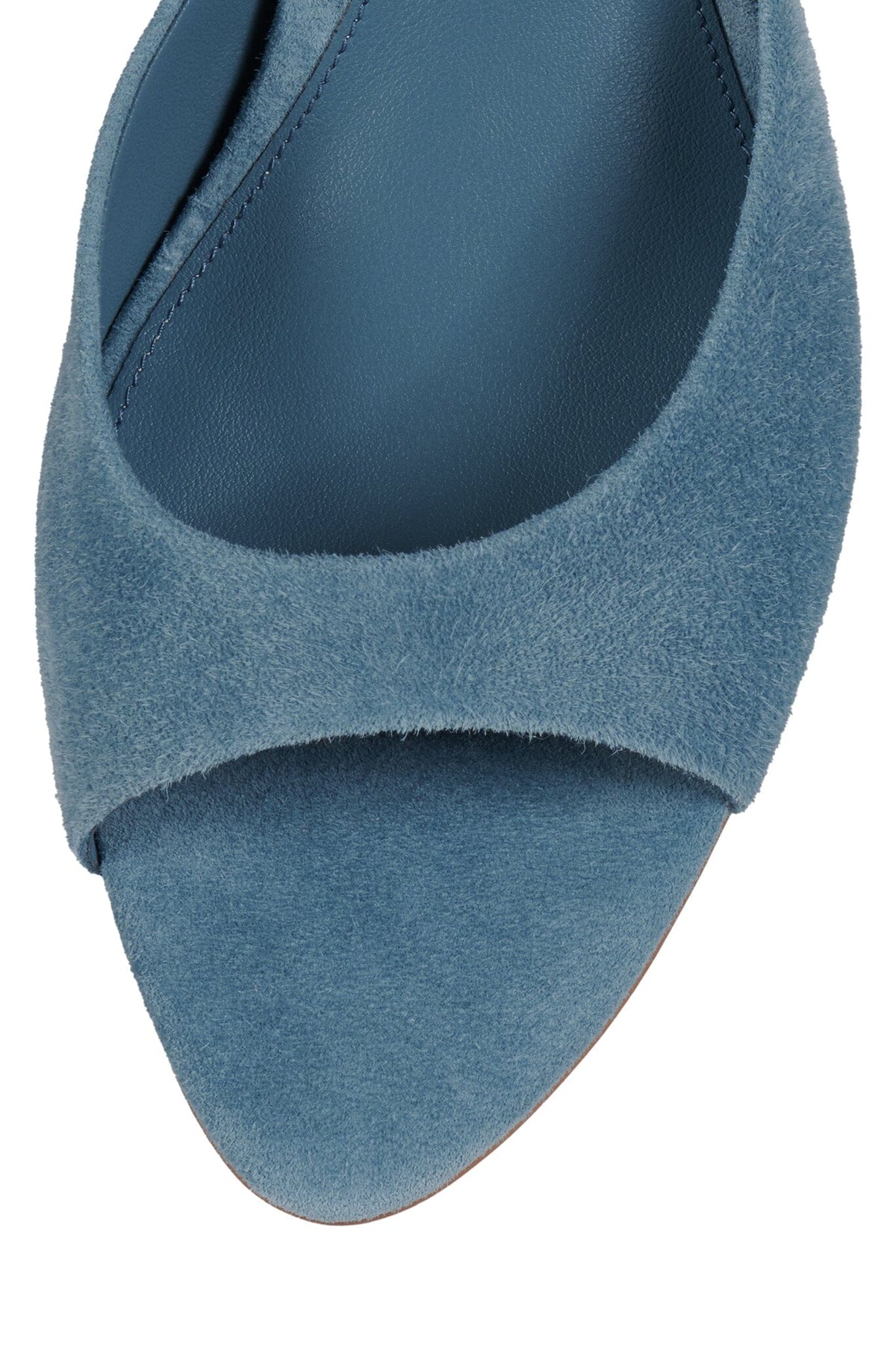 SPY-KID Jeffrey Campbell Kitten Heeled Sandal Blue Suede 