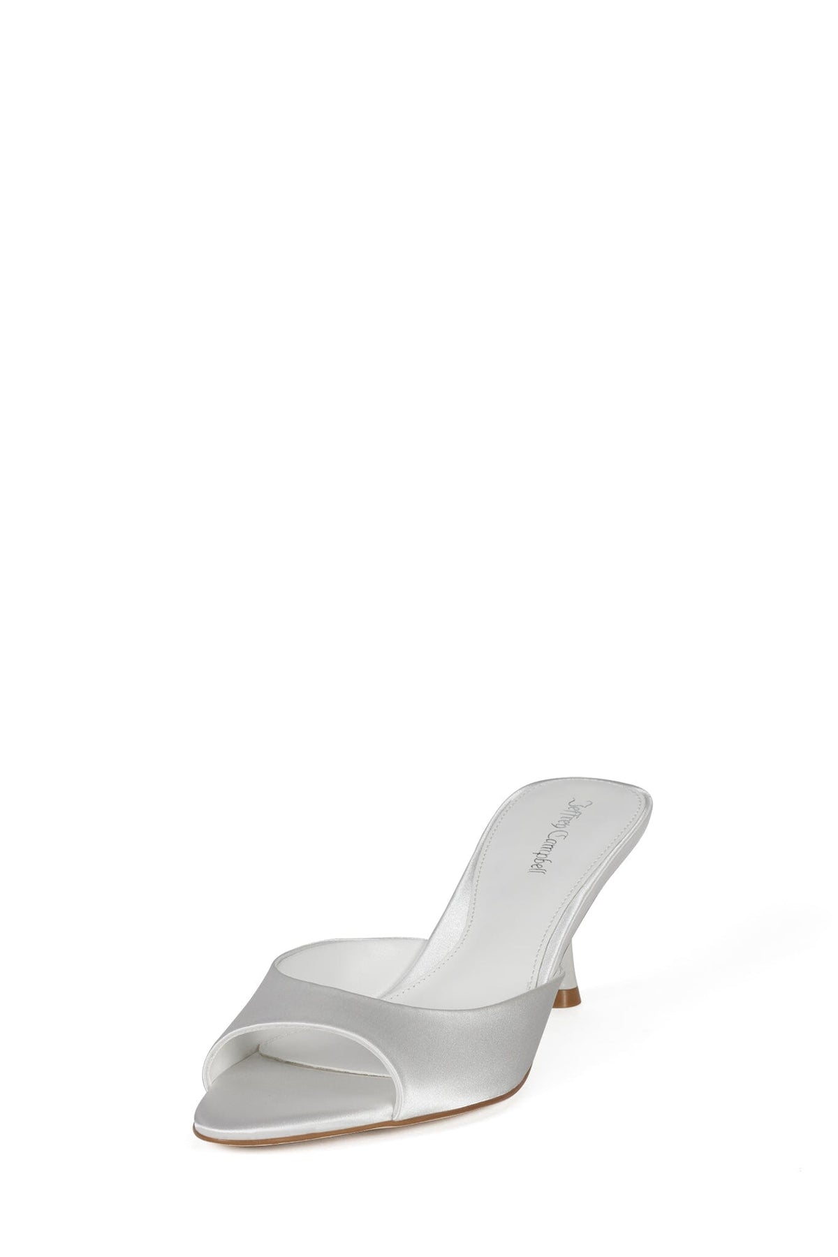 SPY-KID Jeffrey Campbell Heeled Sandal White Satin _hover