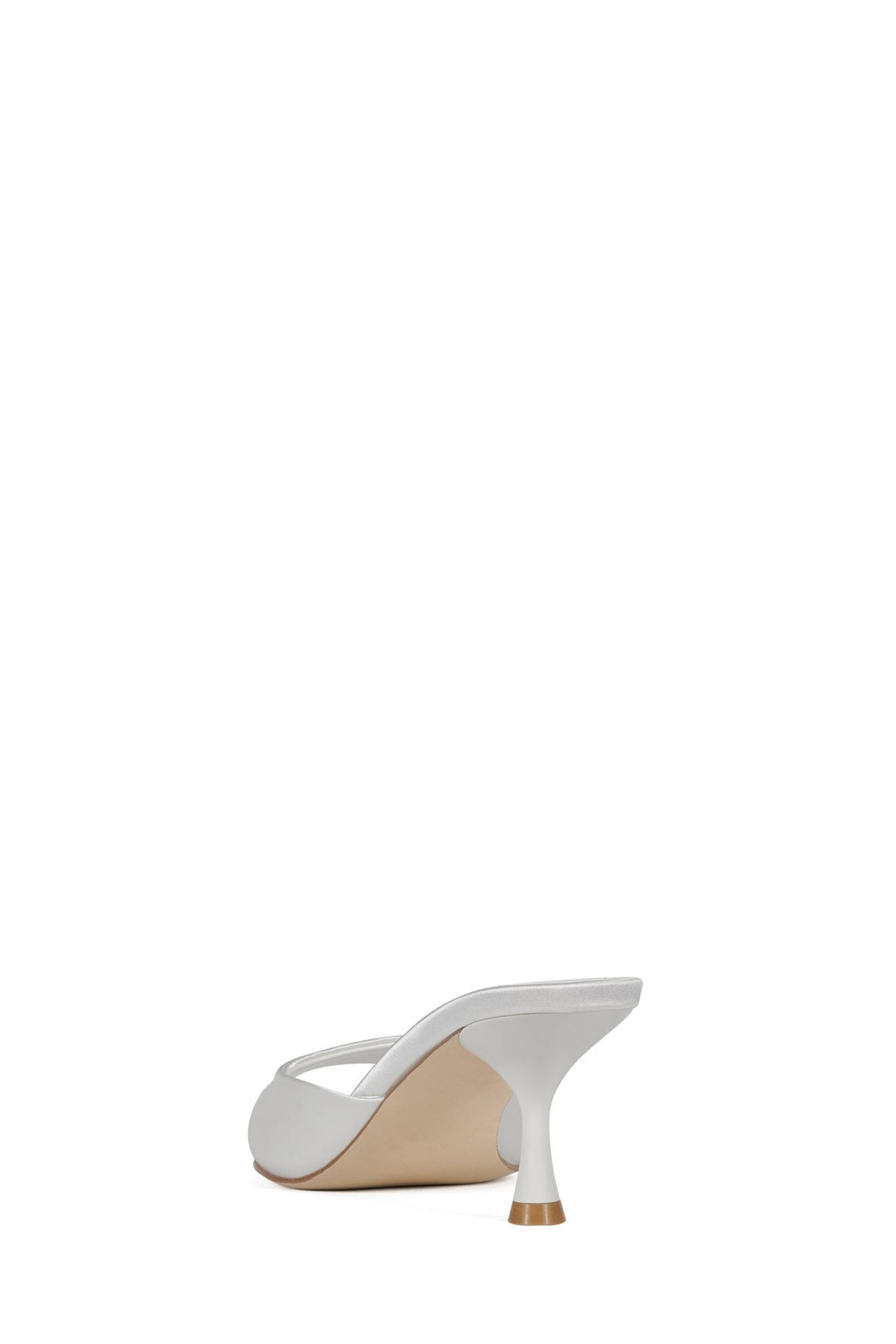 SPY-KID Jeffrey Campbell Heeled Sandal White Satin