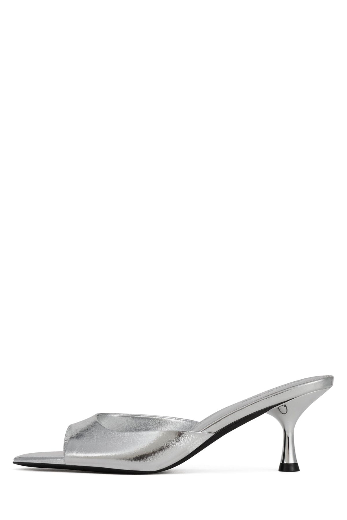 SPY-KID Jeffrey Campbell Heeled Sandal Silver Crinkle