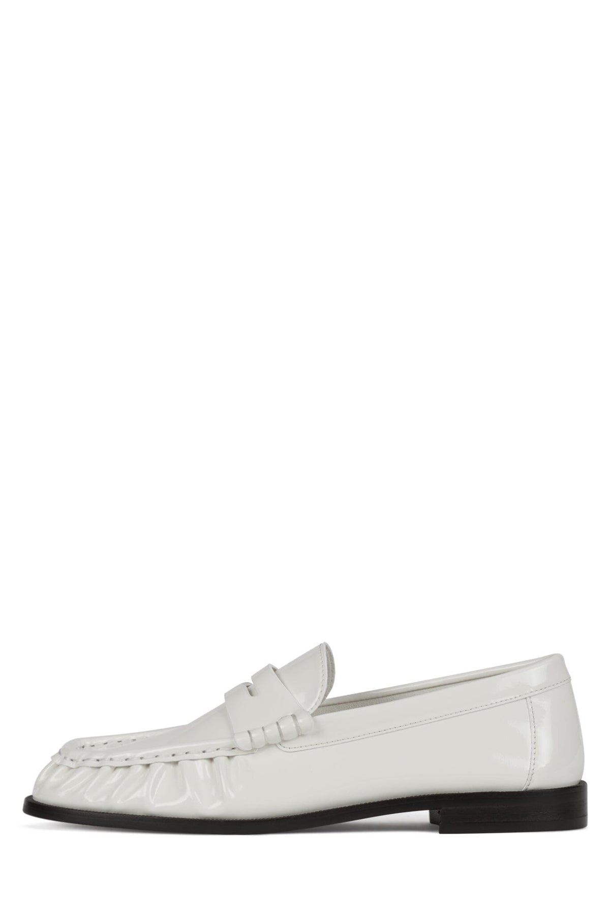 Stallone Loafer White Patent