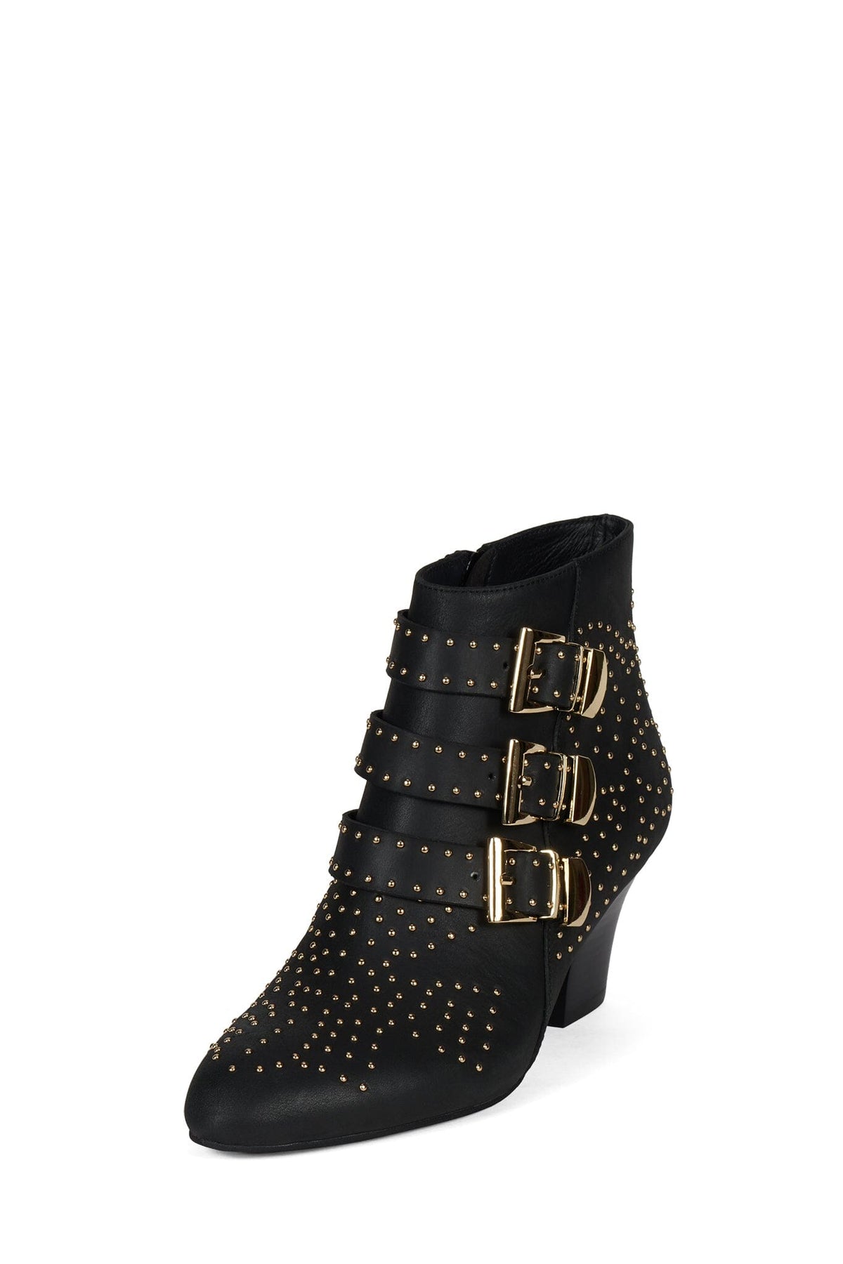 STARBURST5 Heeled Ankle Boot Black Gold _hover