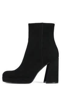 STEP-OUT Jeffrey Campbell Ankle Boot Black Suede