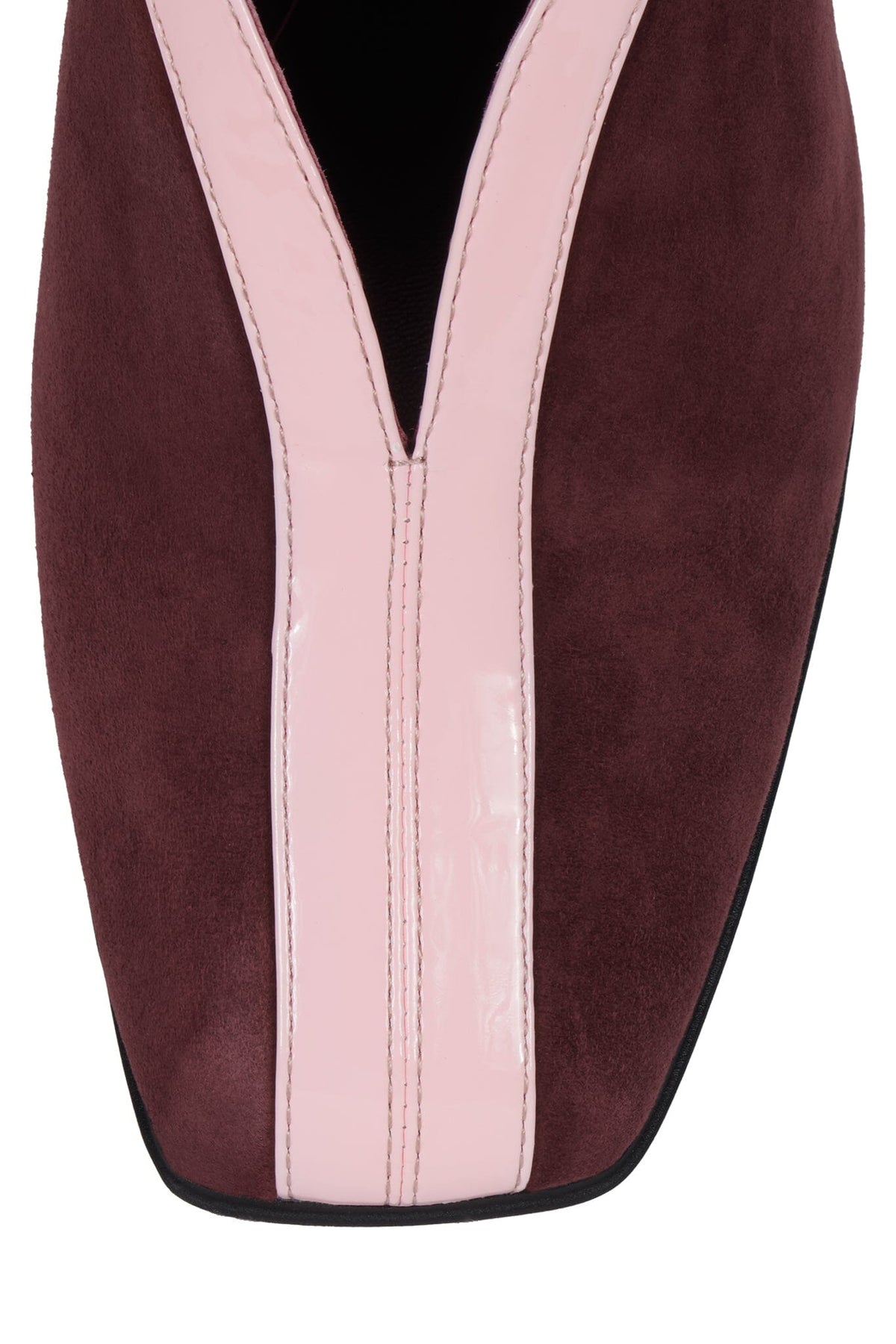 STRAITS Jeffrey Campbell Slingback Wedge Wine Suede Pink