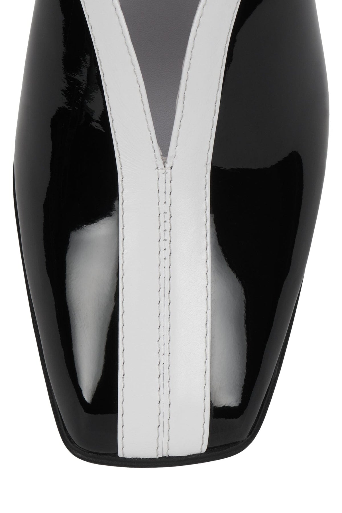 STRAITS Jeffrey Campbell Wedge Sandal Black White Combo