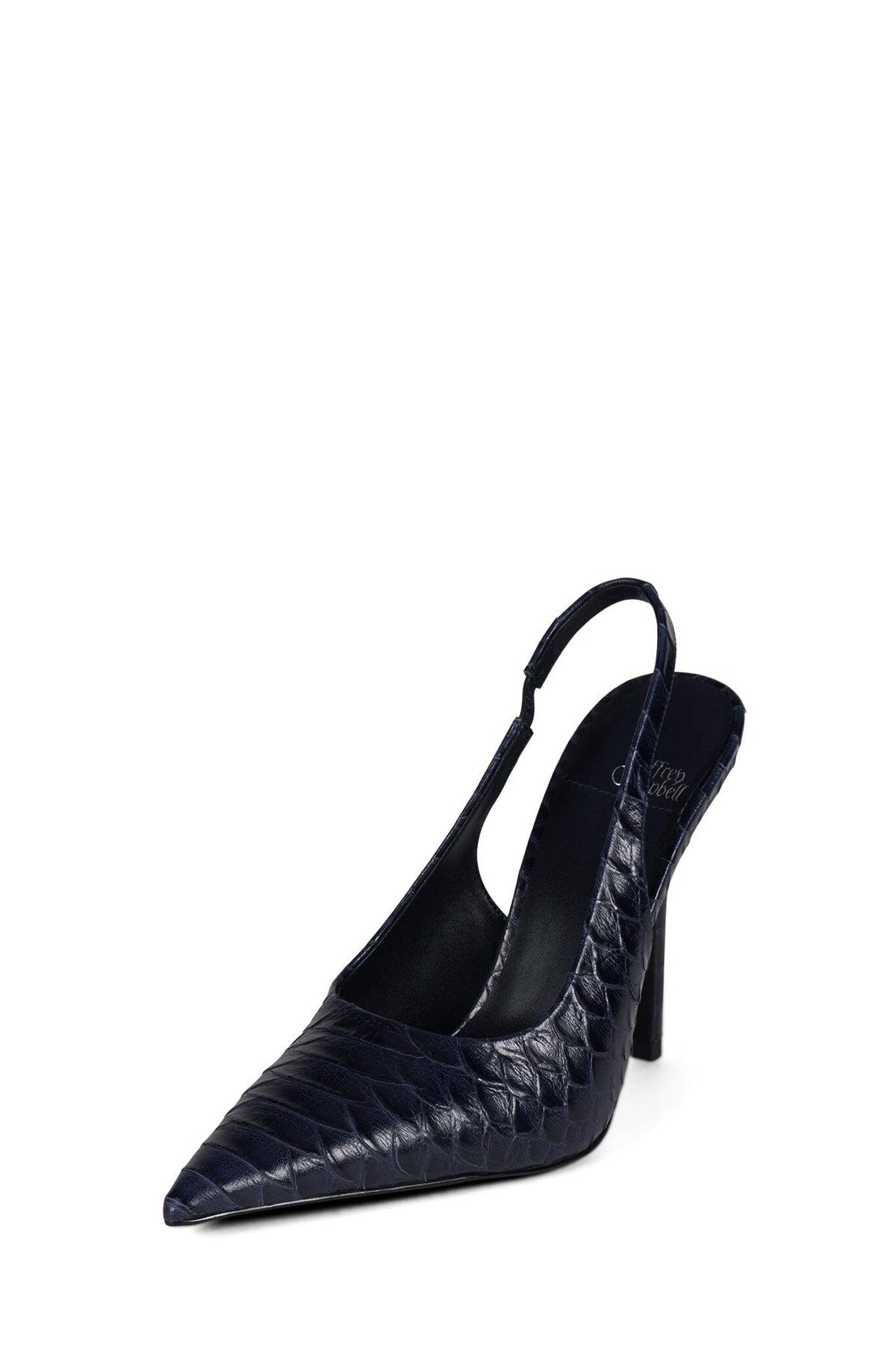 SURPASS Jeffrey Campbell Slingback Heel Navy Snake
_hover
