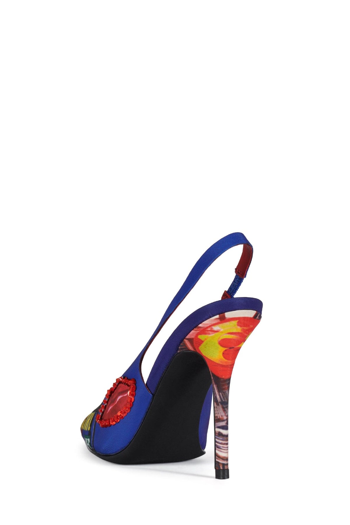 SURPASS Jeffrey Campbell Slingback Pumps Bad Girl Combo