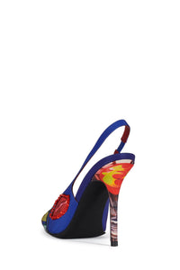 SURPASS Jeffrey Campbell Slingback Pumps Bad Girl Combo