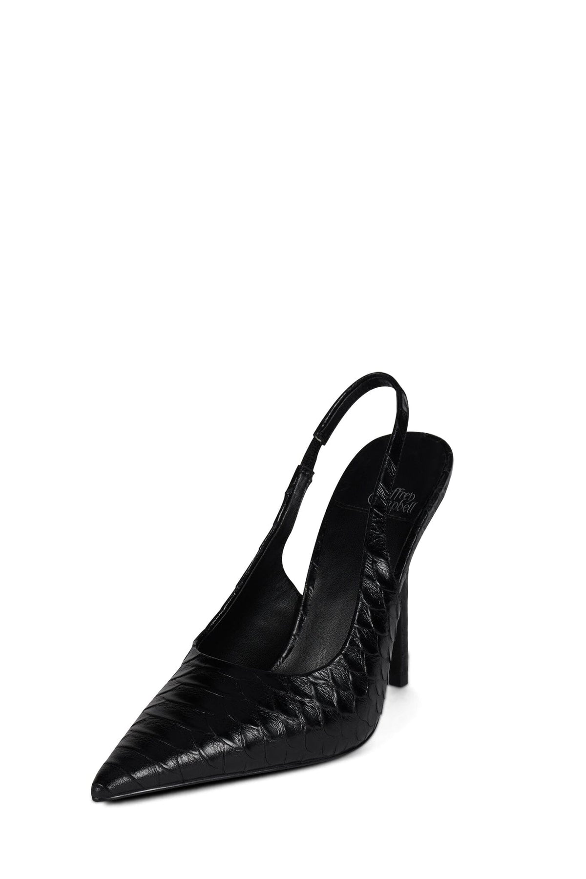 SURPASS Jeffrey Campbell Slingback Heel Black Snake
_hover