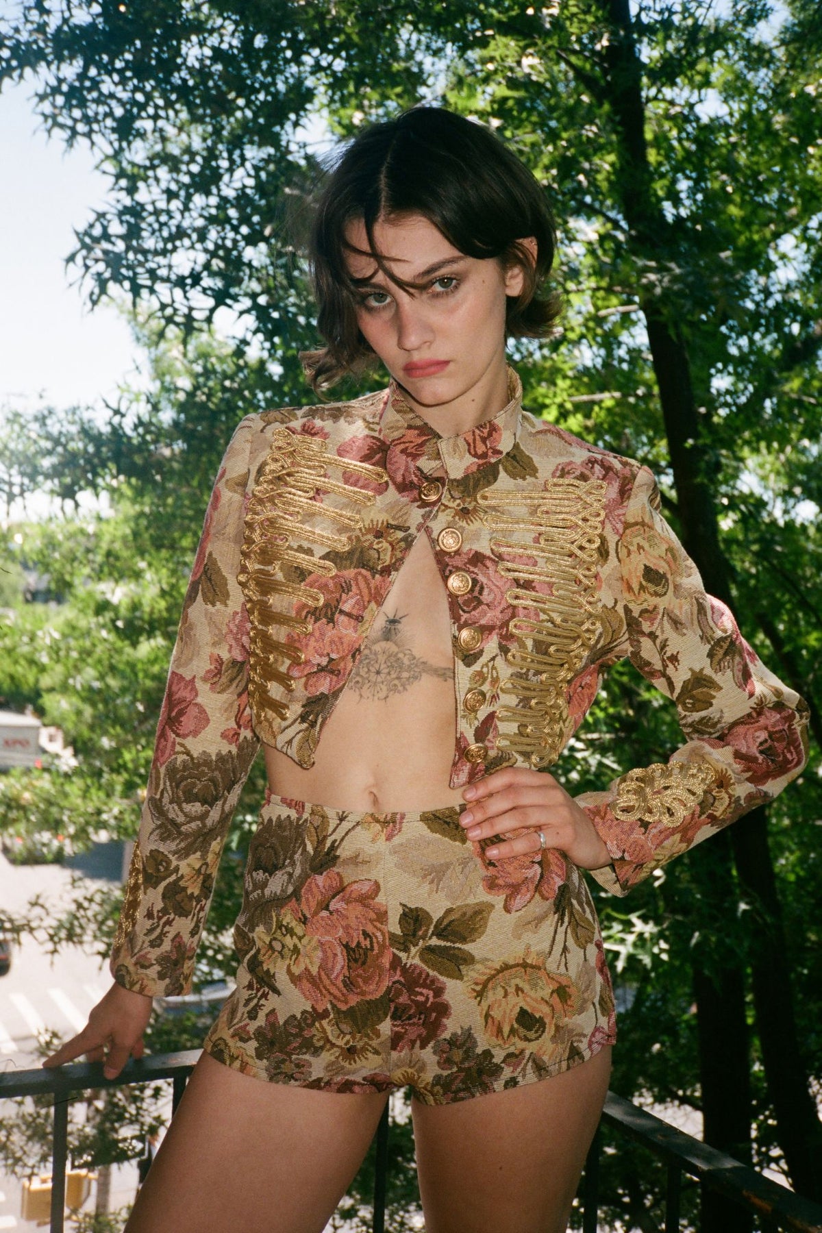 SURRENDER Jacket Blush Tapestry _hover