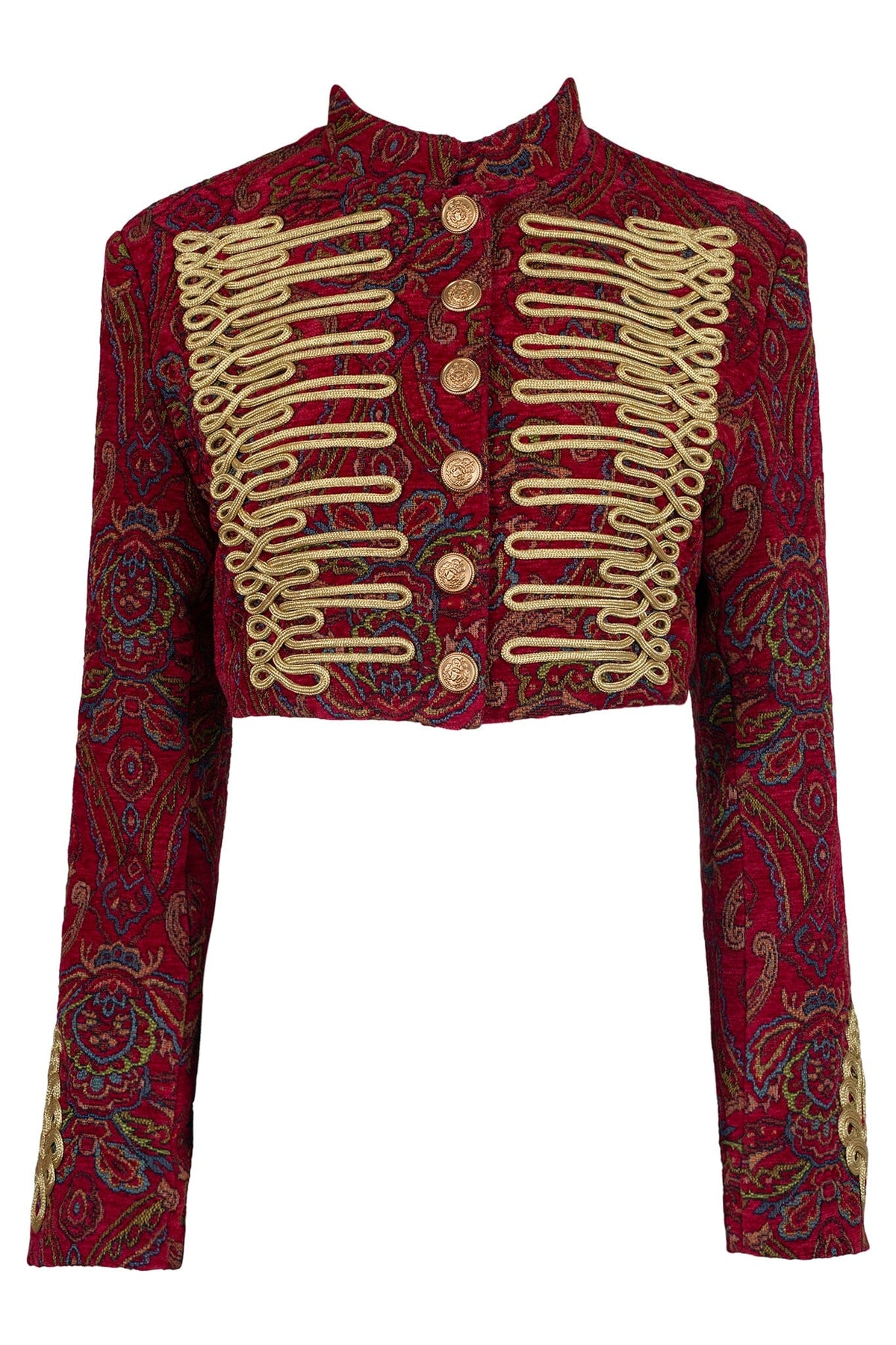 SURRENDER Jacket Red Tapestry